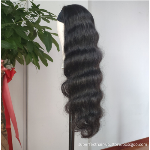 Bodywave Headband Wig Human Hair For Black Women Glueless Half Wig With Head Band Brazilian curly Headband Human Hair Wigs